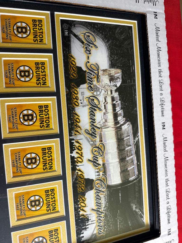 Boston Bruins Stanley Cup Champions Memorabilia Display - image 3 of 3