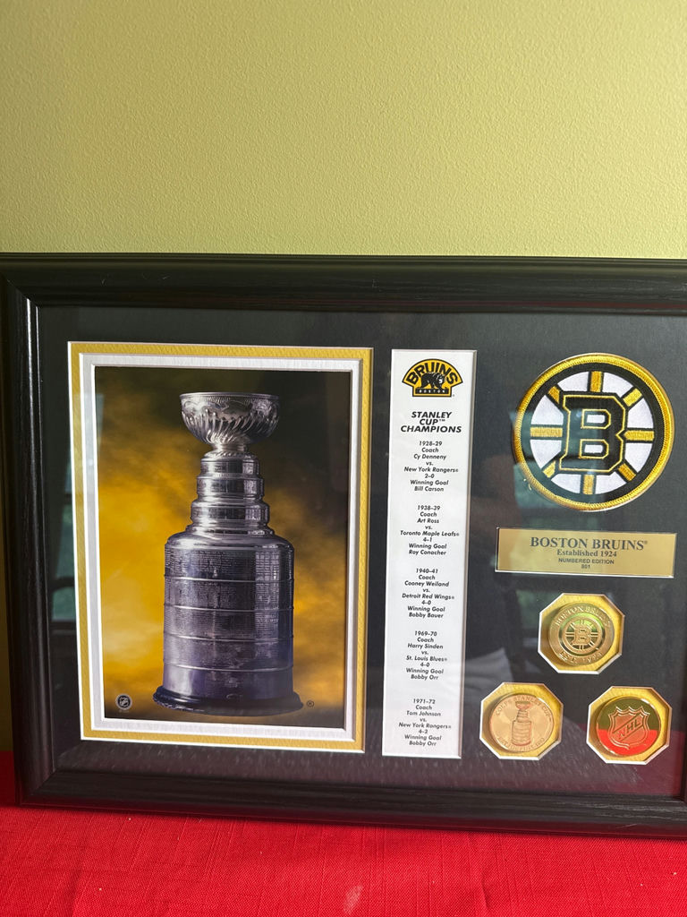 Boston Bruins Stanley Cup Champions Framed Memorabilia - image 2 of 5