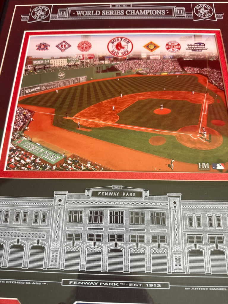 Framed Fenway Park World Series Champions Memorabilia - image 3 of 3
