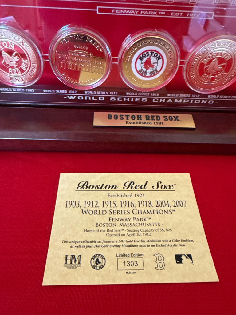 Boston Red Sox World Series Champions Coin Display - image 2 of 3