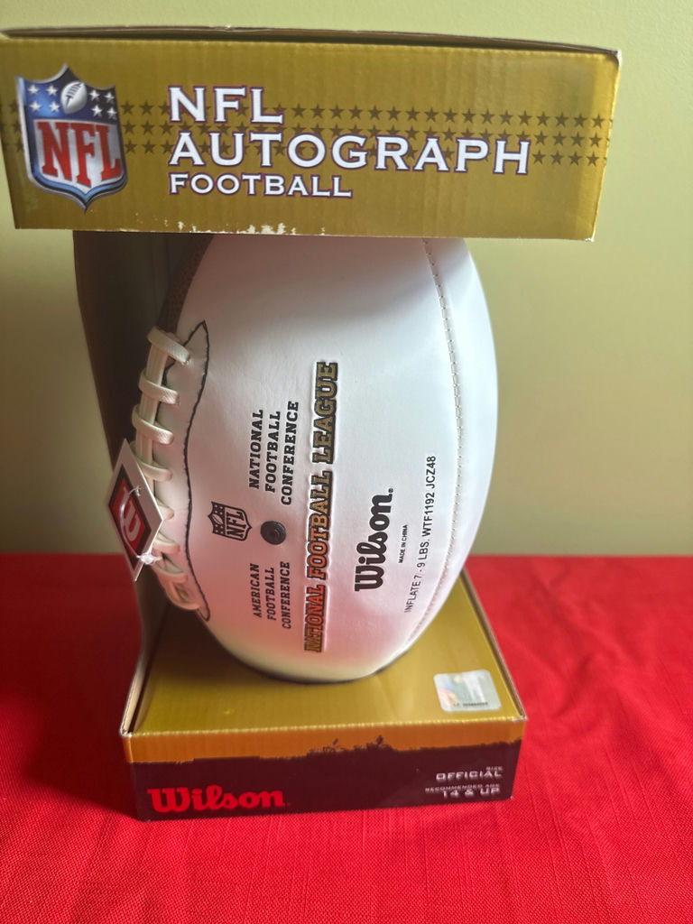 NFL Autograph Football in Original Box - image 1 of 4