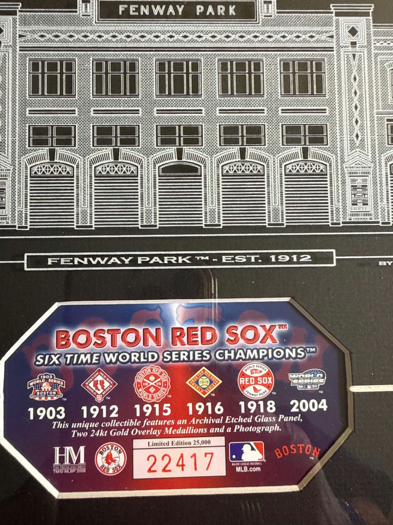 Fenway Park World Series Champions Framed Memorabilia - image 2 of 3
