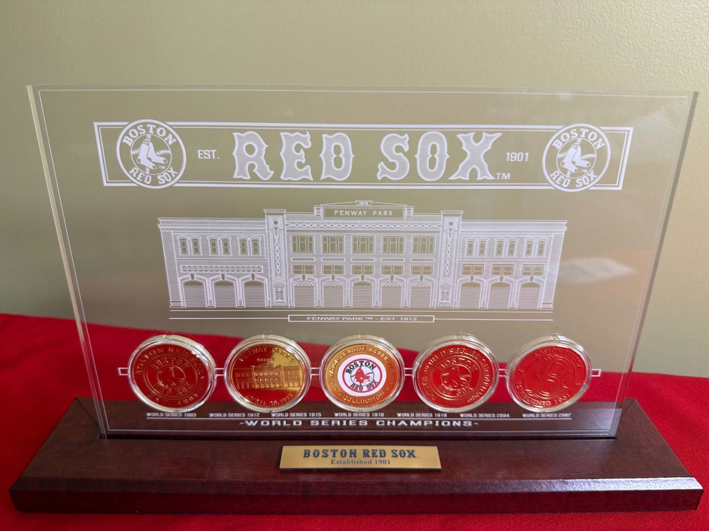 Boston Red Sox World Series Champions Coin Display - image 1 of 3