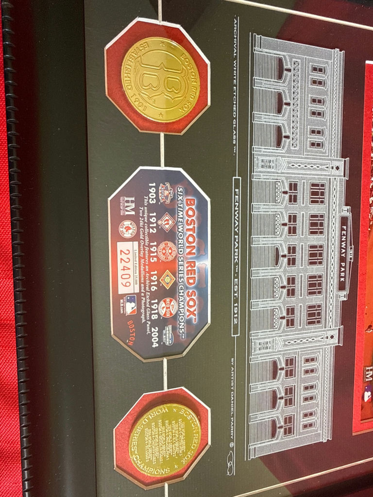 Framed Fenway Park World Series Champions Memorabilia - image 2 of 3