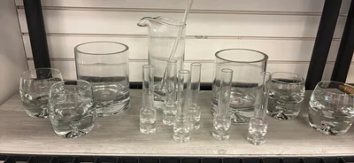 Glass Barware Set - Image 1 of 11