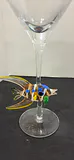 Martini Glasses with Glass Fish - thumbnail 3 of 7