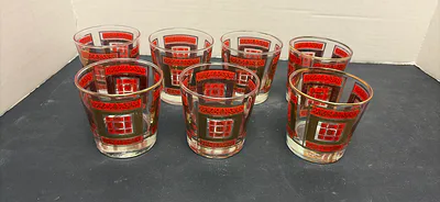 MCM Glass Tumblers - Image 1 of 4