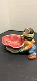 Decorative Figurines and Ceramic Canoe Dish - thumbnail 9 of 12