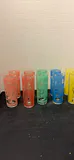Colored Frosted Drinking Glasses - thumbnail 1 of 7