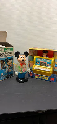Vintage Mickey Mouse Mechanical Toys - Image 1 of 7