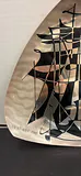 MCM Abstract Metal Sailboat Wall Art Plaque - thumbnail 3 of 7