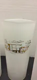 Vintage Frosted and Clear Drinking Glasses - thumbnail 5 of 11