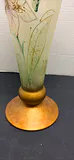 Vintage Hand-Painted Frosted Glass Vase - thumbnail 4 of 8
