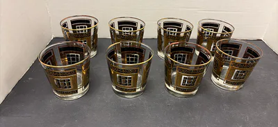 MCM Decorative Glasses - Image 1 of 4