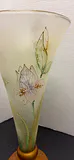 Vintage Hand-Painted Frosted Glass Vase - thumbnail 5 of 8