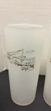 Vintage Frosted and Clear Drinking Glasses - thumbnail 4 of 11