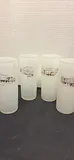 Vintage Frosted and Clear Drinking Glasses - thumbnail 2 of 11
