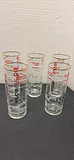 Vintage Frosted and Clear Drinking Glasses - thumbnail 7 of 11