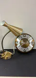 Metal Desk Lamp and Wall Clock - thumbnail 1 of 7