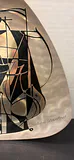 MCM Abstract Metal Sailboat Wall Art Plaque - thumbnail 4 of 7