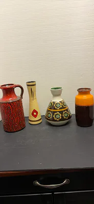 Vintage German Ceramic Vases - Image 1 of 16