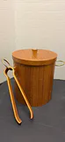 MCM Wooden and Apple-Shaped Ice Bucket - thumbnail 2 of 10