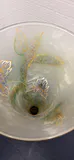 Vintage Hand-Painted Frosted Glass Vase - thumbnail 6 of 8