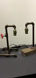 Industrial Steampunk Style Table Lamps - thumbnail 1 of 6