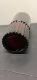 Vintage Ruby Red Glass Cocktail Shaker - thumbnail 4 of 8