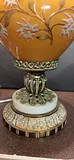 Vintage Floral Glass Table Lamp - thumbnail 3 of 9