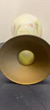 Vintage Hand-Painted Frosted Glass Vase - thumbnail 7 of 8