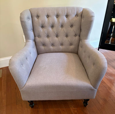 Grey Comfy Chair - Image 1 of 1