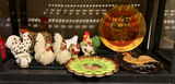 Rooster Decor bookends, egg plate etc - thumbnail 1 of 1