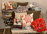 Large lot of Decorative Pillows, Spreads - thumbnail 1 of 1