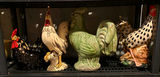 4 Ceramic Roosters - thumbnail 1 of 1