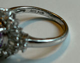 Genuine Amethyst Sterling Silver Ring (1) - thumbnail 2 of 2