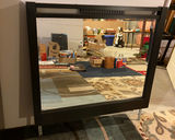Black 6 Drawer Dresser and Mirror - thumbnail 2 of 2