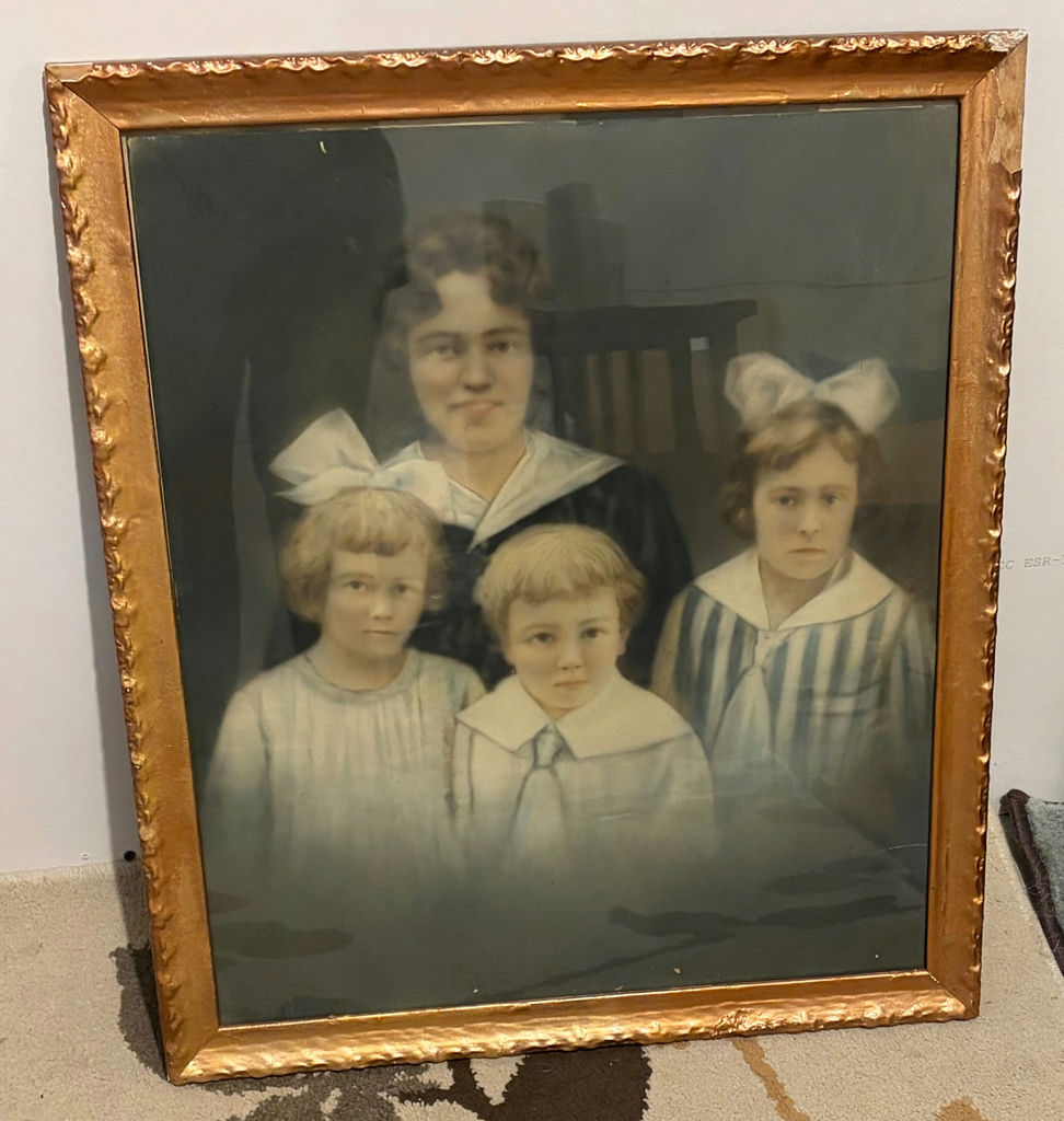Antique Family Picture plus 2 prints - image 1 of 3
