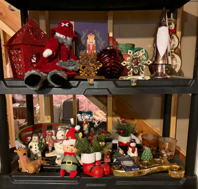 Large 2 shelf Christmas lot - Image 1 of 1
