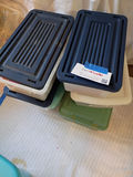 Plastic Storage Bins with Cross Stitch and Craft Supplies - thumbnail 1 of 7