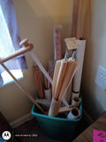 Wooden Sewing Box with Sewing Supplies and Craft Materials - thumbnail 3 of 6