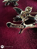 Gold-Tone Animal-Themed Jewelry Pins and Earrings - thumbnail 4 of 4