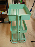 Three-Tier Rolling Storage Cart - thumbnail 4 of 5