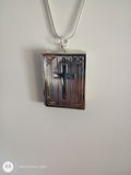 Silver 925 Cross Locket Necklace - thumbnail 2 of 3