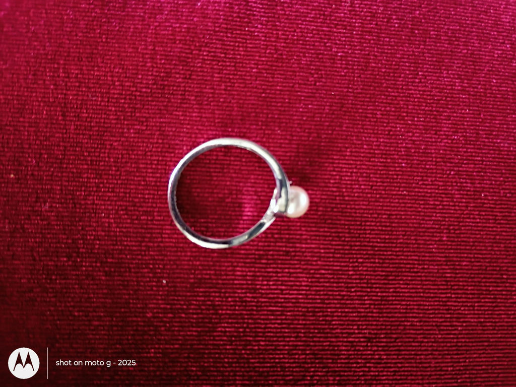 Sterling Silver Pearl Ring - image 2 of 6