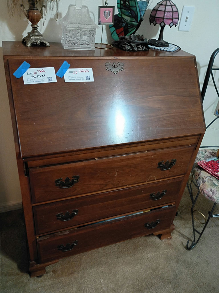 Wood Rolltop Desk - image 1 of 5