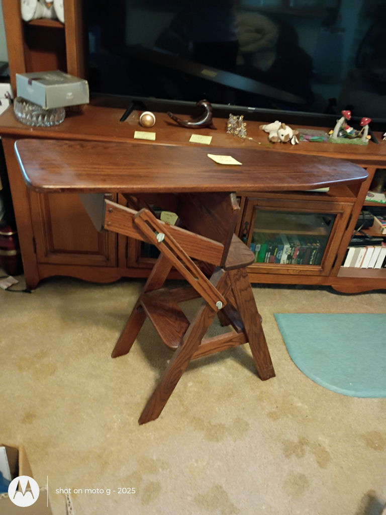 Wooden Library Step Stool Chair - image 1 of 4