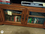 Assorted VHS Tapes, DVDs, and Media Storage Cabinet - thumbnail 3 of 8