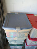 Plastic Storage Tote of Science Fiction Paperback Books - thumbnail 2 of 5