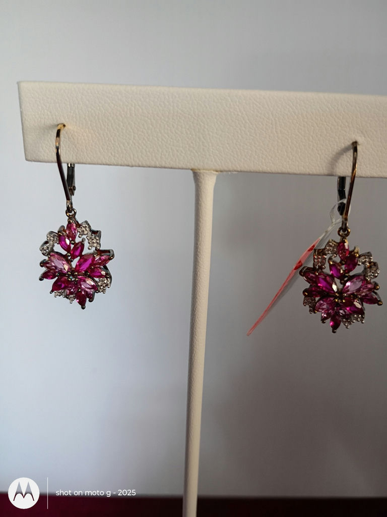 14K Gold Ring and Drop Earrings Jewelry Set - image 3 of 9